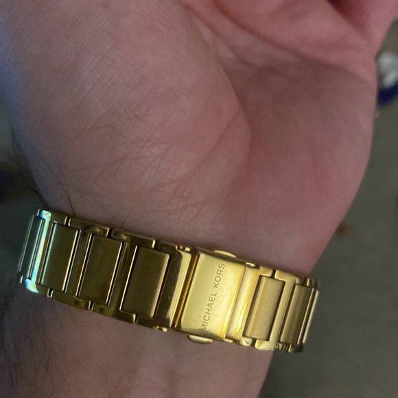 Michael Kors Star Gazer-Gold Tone Ladies Watch-Black Crystalline Face, SS - Picture 7 of 10